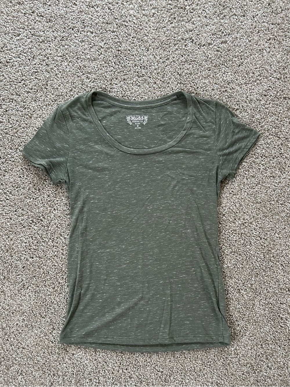 mudd green tee
